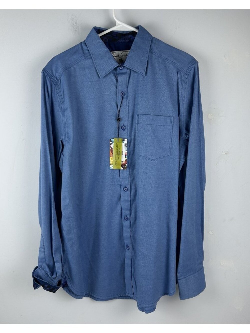 Robert Graham Santa Croce Shirt Slate Men's size S Blue Classic fit